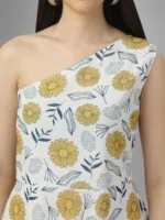 White Sunflowers Dress - Image 3